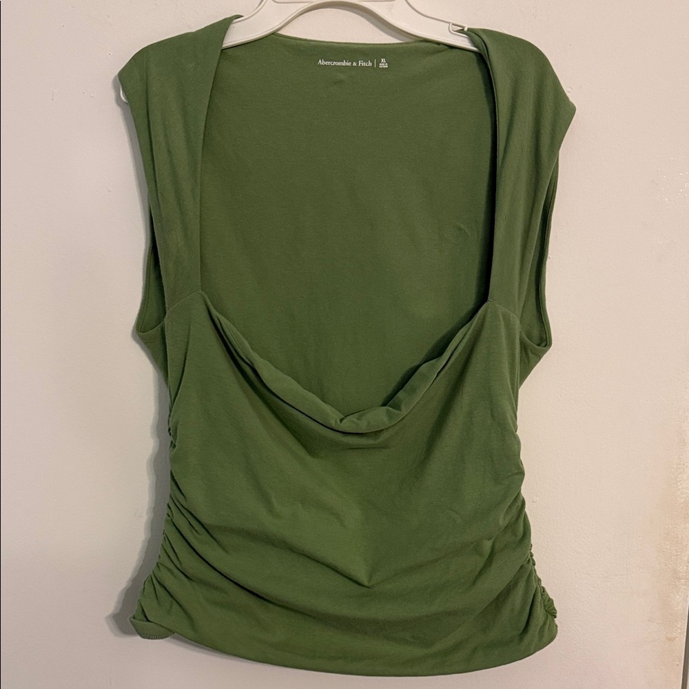 Abercrombie & Fitch Olive Green Tank Top